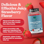 OEM Female Fertility Support Herbal Supplements in Gummy Female Fertility Support Gummies