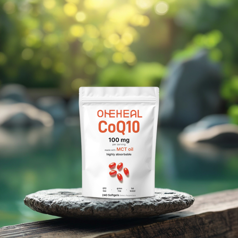 Per Serving High Absorption CoQ10 Softgels Health Support for Heart Energy Coenzyme Q10 Softgels
