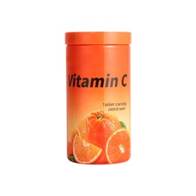 Vitamin C Chewable Tablets Factory - Supplement Antioxidant Immunity Booster Candy