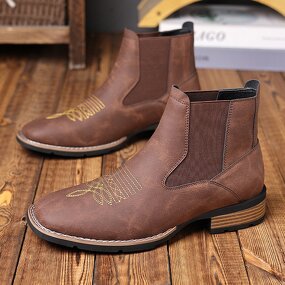 Men's Ankle Chelsea Boots Manufacturer - Wholesale Velvet Lace-Up Anti-Slip for All Seasons Original Quality Factory