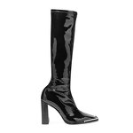 Iron Head Winter Boots for Women Manufacturer - 2025 Autumn/Winter Thick Heel Square Top Long Ankle High Heel Motorcycle Sexy