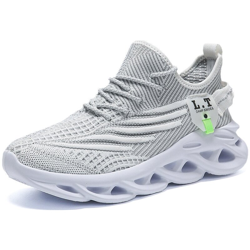 Versatile Sports Running Casual Shoes Manufacturer - Spring Autumn Odor-resistant Breathable Mesh Twisted Sole Slim Style for Men