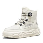 Winter Men's Snow Boots Manufacturer - 2025 New Swivel Buckle Fleece-Lined Thickened Severe Warm Thick-Soled EVA Insole