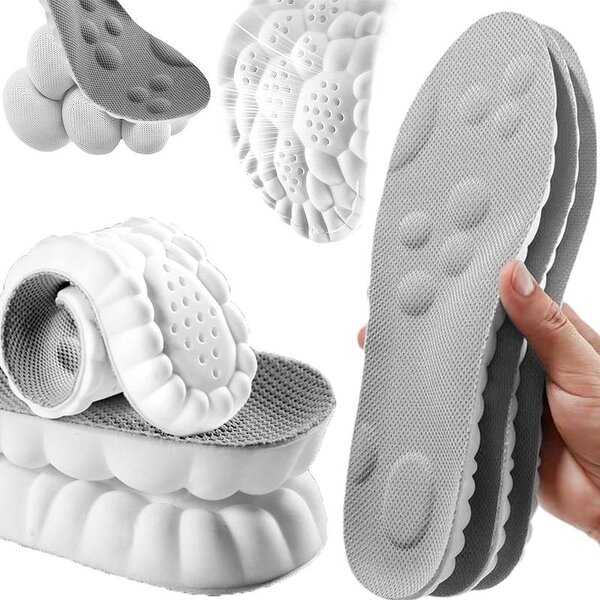 Shoe Cloud Insoles Manufacturer - 4D Soft Memory Foam Orthotic for Men Women Sports Inserts