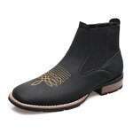 Men's Ankle Chelsea Boots Manufacturer - Wholesale Velvet Lace-Up Anti-Slip for All Seasons Original Quality Factory