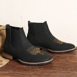 Men's Ankle Chelsea Boots Manufacturer - Wholesale Velvet Lace-Up Anti-Slip for All Seasons Original Quality Factory