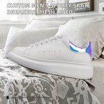 Men's Sporty Casual Court Sneakers Manufacturer - Custom Low Cut Unisex Genuine Leather Lining Breathable OEM Big Size