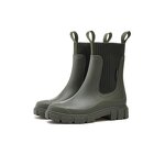 Women's Chelsea Rain Boots Manufacturer - Hot Selling Elastic Ankle Mid Top Waterproof PVC for Indoor Outdoor Winter