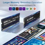 Mini PC Manufacturer - DDR5 M.2 NVME 2Lan Nettop Quad Core Barebone Fanless IPC119 with 2 COM 2 HD Type-C Thunderbolt4 SIM