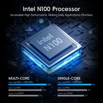 Mini Computer Manufacturer - Ultra-thin 12th Gen Intel N100 Fanless PC 16GB DDR5 512GB SSD Win 11 Type-C USB 4K Triple Display