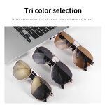 AI Glasses Manufacturer - NEW Smart Translation Multi Language Voice Assistant Magnetic Charging Audio Call SunGlass