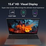 Laptop Computer Manufacturer - 15.6 Inch 1920x1080 FHD for Work College Students 16GB RAM 512GB SSD Intel Quad-Core N5095