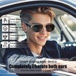 AI Smart Glasses Manufacturer - with Bluetooth 100+ Multi-Language Real-Time Interpretation Color Display Music Listening