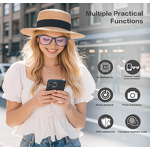 Smart AI Glasses Manufacturer - G02 with 500W HD Camera Anti-Shake WIFI Translation Chatgpt Voice Assistant Wearable 2025