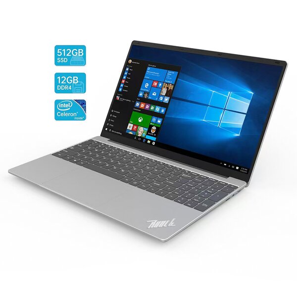 Student Laptop Manufacturer - Win11 Slim 15.6" Full HD 512GB SSD 16GB DDR4 RAM Intel Lake N5095 Numeric Keypad Wi-Fi 6