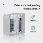 Mini Host Manufacturer - New Cinema Office Game Pocket Inter Quad Core Dual M2 Solid-State Drive Dual 4K Output 16GB Memory