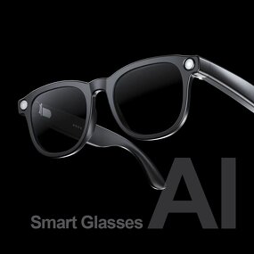 AI Glasses Manufacturer - NEW Smart Translation Multi Language Voice Assistant Magnetic Charging Audio Call SunGlass