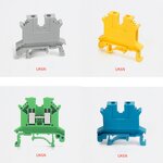 Terminal Blocks Manufacturer - UK 2.5B/3N/5N/6N/10N/16N/25N/35N Screw-Type Barrier Strips Universal DIN Rail Mount