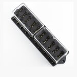 Auto Fuse Box Manufacturer - BH-2P 4P 5P 6P 8P 10P 12P 6.3mm Multi-Slot Medium Blade Fuse Holder for Cars/Trucks 100A