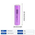 Power Battery Cell Manufacturer - 18650 5C 2600mAh High Rate Rechargeable for Cordless Hair Dryers E-Bikes Power Tools