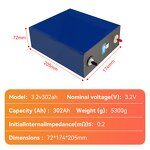 Lifepo4 Battery Manufacturer - CATL 3.2V 302Ah 280Ah 310Ah 320Ah 340Ah MB31 MB30 280K Prismatic for Motorcycle E-Bike