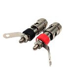 Terminal Block Manufacturer - Nickel Plated Press Type Large Spring for Speaker Amplifier Spring Self-locking Socket