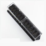 Auto Fuse Box Manufacturer - BH-2P 4P 5P 6P 8P 10P 12P 6.3mm Multi-Slot Medium Blade Fuse Holder for Cars/Trucks 100A