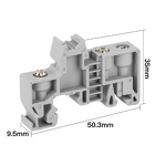 DIN Rail Accessories Manufacturer - Wholesale C45 End Stops EUK Partitions EW35 G-Clamps for 35mm 50pcs