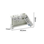 DIN Rail End Stop Manufacturer - for C45 Circuit Breaker Terminal Blocks G-Type 35mm Rail Locking Clamp