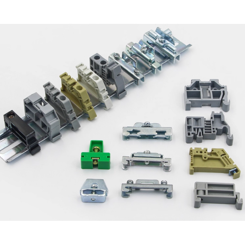 DIN Rail Accessories Manufacturer - Wholesale C45 End Stops EUK Partitions EW35 G-Clamps for 35mm 50pcs
