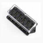 Auto Fuse Box Manufacturer - BH-2P 4P 5P 6P 8P 10P 12P 6.3mm Multi-Slot Medium Blade Fuse Holder for Cars/Trucks 100A