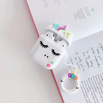 Cartoon Silicone Earphone Case Manufacturer - 1000+ Style Cute Shape Rainbow Horse with Hook for Apple AirPods 1/2