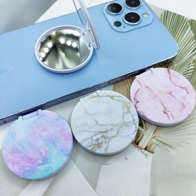 Finger Ring Phone Grip Manufacturer - Phone Accessories for Women with Turquoise Stone Natural Stone