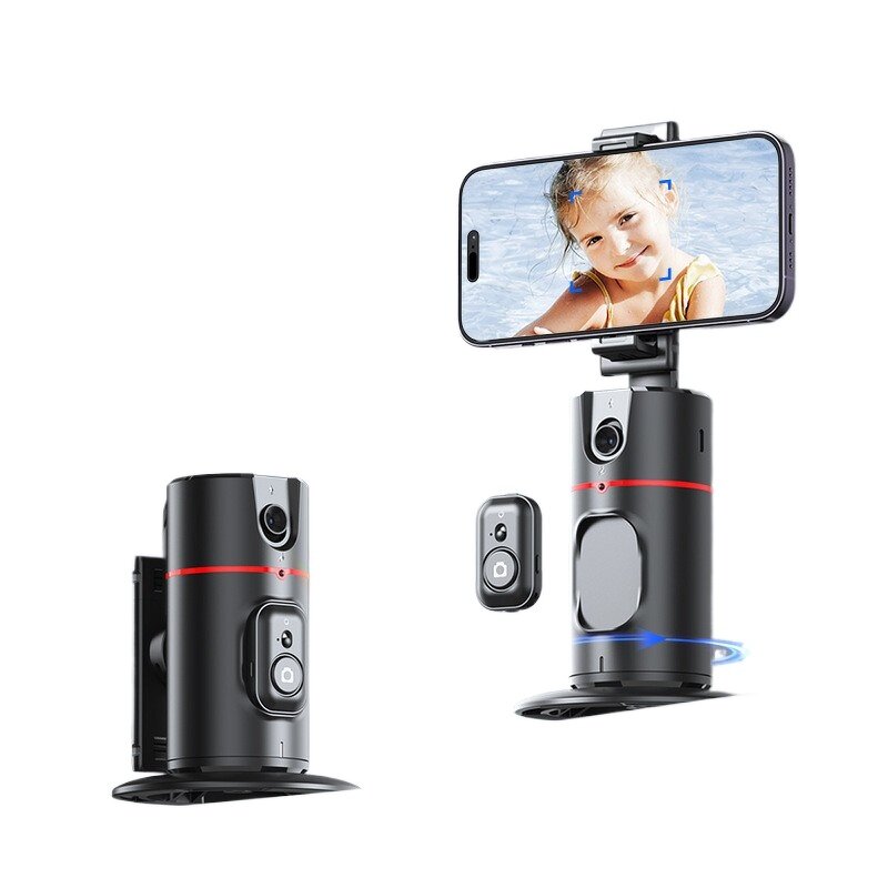 Mobile Phone and Camera Desktop Stand Manufacturer - New P02 for TikTok Live Stream Panoramic AI Face Recognition 360°