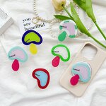 Magnetic Phone Grip Holder Manufacturer - Wholesale Mushroom Design Transparent Acrylic Epoxy Socket