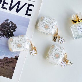 Glitter Flower Headphone Case Manufacturer - 2023 New Arrivals Best Gift High Transparency for AirPods Pro 123 Drop Protection