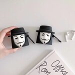 Grimace Male Mask Earphone Case Manufacturer - Silicone for AirPods 1/2/Pro