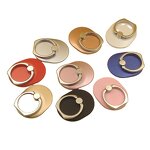 Zinc Alloy Phone Finger Ring Stand Manufacturer - Universal 360 Degree Custom Logo Round Holder