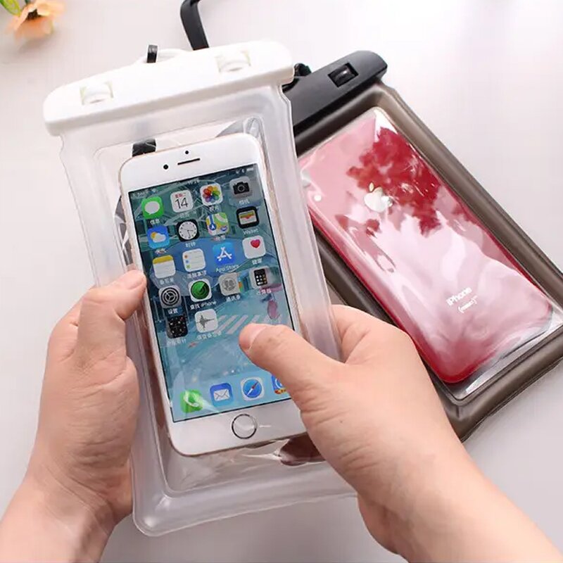 Waterproof PVC Phone Pouch Bags Manufacturer - Universal IPX8 Camping Floating Swimming Drifting for Mobile Phone