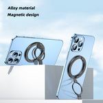 Magnetic Ring Stand Manufacturer - Wholesale Universal Metal Ring Buckle Round Lazy Person Rotating Storage Desktop Office