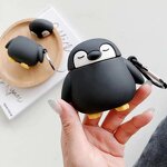 Cute Black Penguin Earphone Case Manufacturer - Ins Hot Korea Style Silicone for AirPods 1/2/Pro