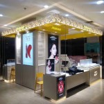 化妆品展示架源头工厂-豪华设计专业香水柜