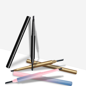 眉笔源头工厂-防水化妆贴牌深棕持久哑光