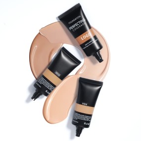 Foundation Liquid Factory - Vegan Waterproof 8 Colors Balanced Satin Cream Full Coverage