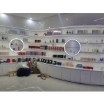 化妆品展示架生产商-可定制柜体灯窗货架