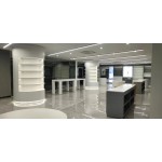 玻璃展示柜生产商-木质化妆品珠宝架展示架
