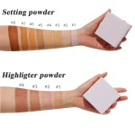 Makeup Palette Factory - New 3 in 1 Matte Blush Highlighter Contour Pearly Shiny Female