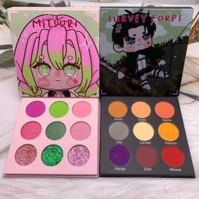 眼影盘生产商-美容化妆品18C高色素带镜