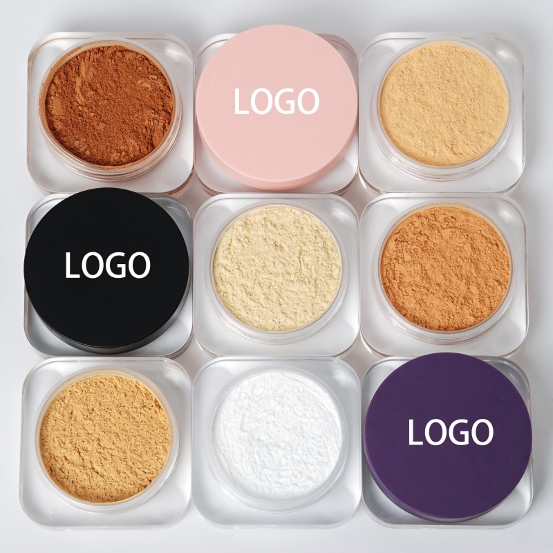 Loose Pigment Powder Manufacturer - Vegan Matte 14 Colors Face Powder High Quality Setting