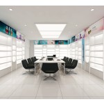 Perfume Display Cabinet Factory - Interior Design Bracket Skin Care Shelves